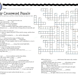 Crossword puzzle