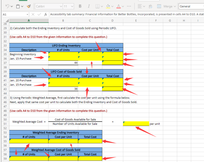 Better bottles inc uses a periodic inventory system