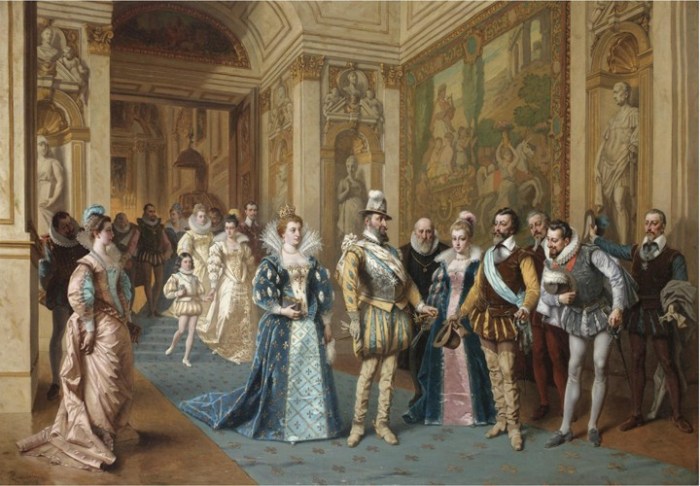 Henry iv receiving the portrait of marie de medici